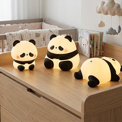 Veilleuse bébé 3 panda