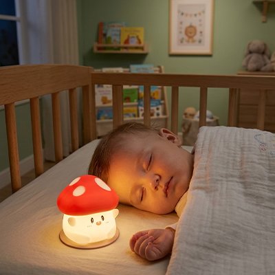 Veilleuse bébé qui dort
