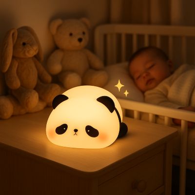 Veilleuse bébé | Panda Silicone