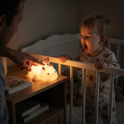 Veilleuse bébé tactile