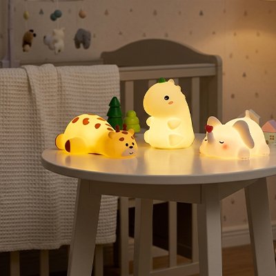 Veilleuse pour bebe girafe elephant dinosaure